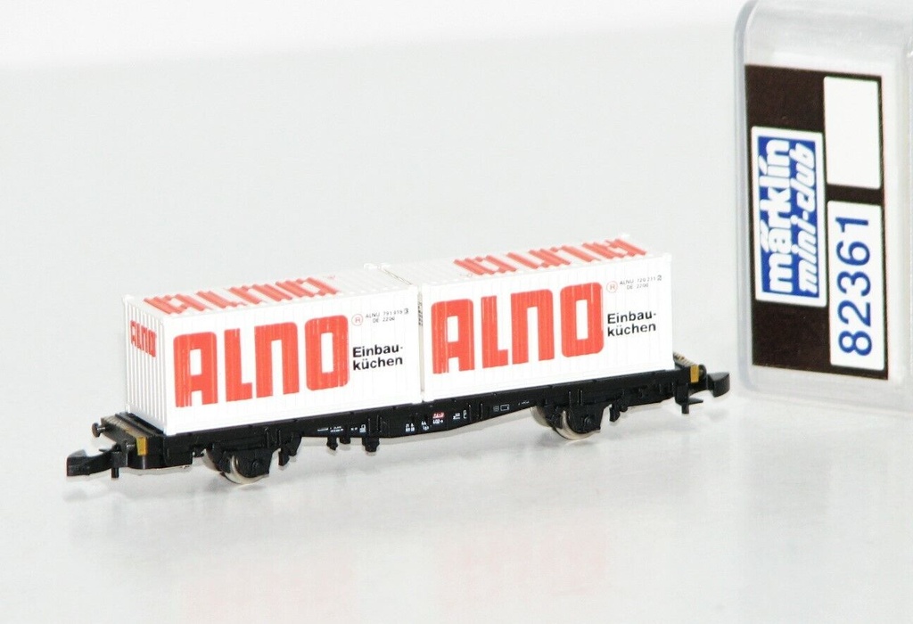 Mini-Club 82361 - Wagon plat avec conteneurs "ALNO" - DB - "Z"  