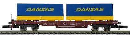 Mini-Club 82280 - Wagon transport de conteneur "Danzas" - DB - "Z" 