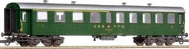 Roco 45097 Exact 1:87 - Voiture voyageurs 1ère et 2ème classe - SBB-CFF - (AB 5037) - HO   