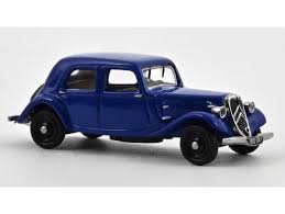 Norev - Citroën 11AL - 1938 - Bleue émeraude - 1/87 