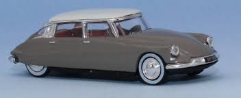 Norev - Citroën DS 19 - 1959 - Marron et beige - 1/87   