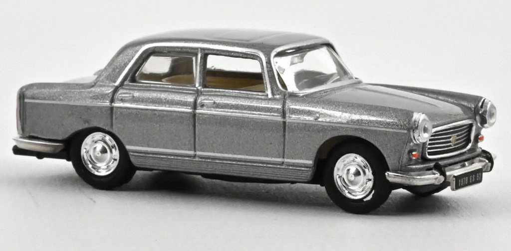 Norev - Peugeot 404 - 1968 - Gris métallisée - 1/87   