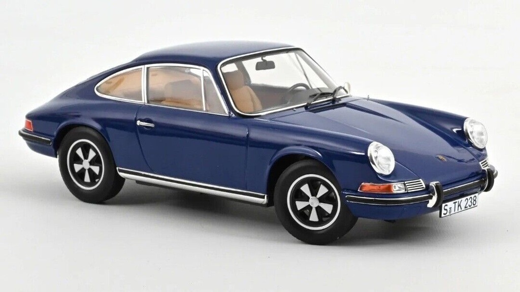 Norev - Porsche 911 S - 1969 - Bleue - 1/18   