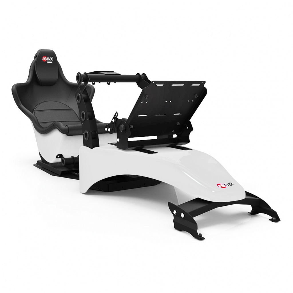 RSEAT Formula V2 - Siège de jeu de simulation - Avec TV Stand + Support pour clavier et souris - État proche du neuf (Attention : En cas d'envoi par transporteur, les frais devront être calculés avant la vente. Poids total = environ 100 Kg !) (Occasion vérifiée)