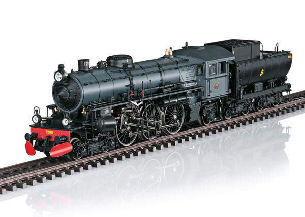 Märklin 39490 - Locomotive à vapeur avec tender séparé F 1200 des chemins de fer suédois (SJ) - HO 