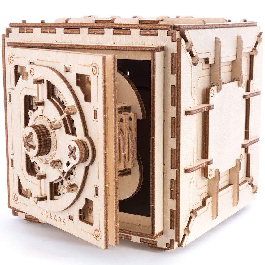 Ugears Coffre fort mécanique (179 pièces)  