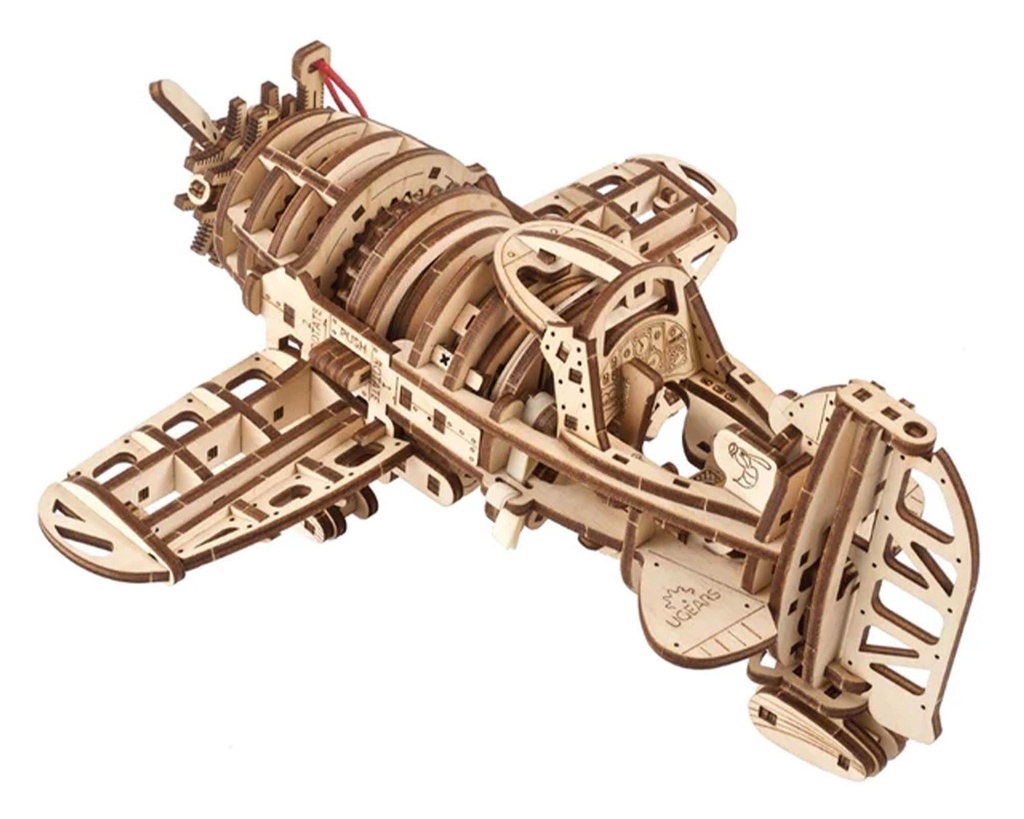 Ugears Avion Mad Hornet - 3D - (354 pièces) - 1/24