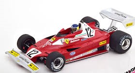 ModelCar  - Ferrari F1 312 T2B - #12 - Carlos Reutemann - 3ème GP Sweden 1977 - 1/18  