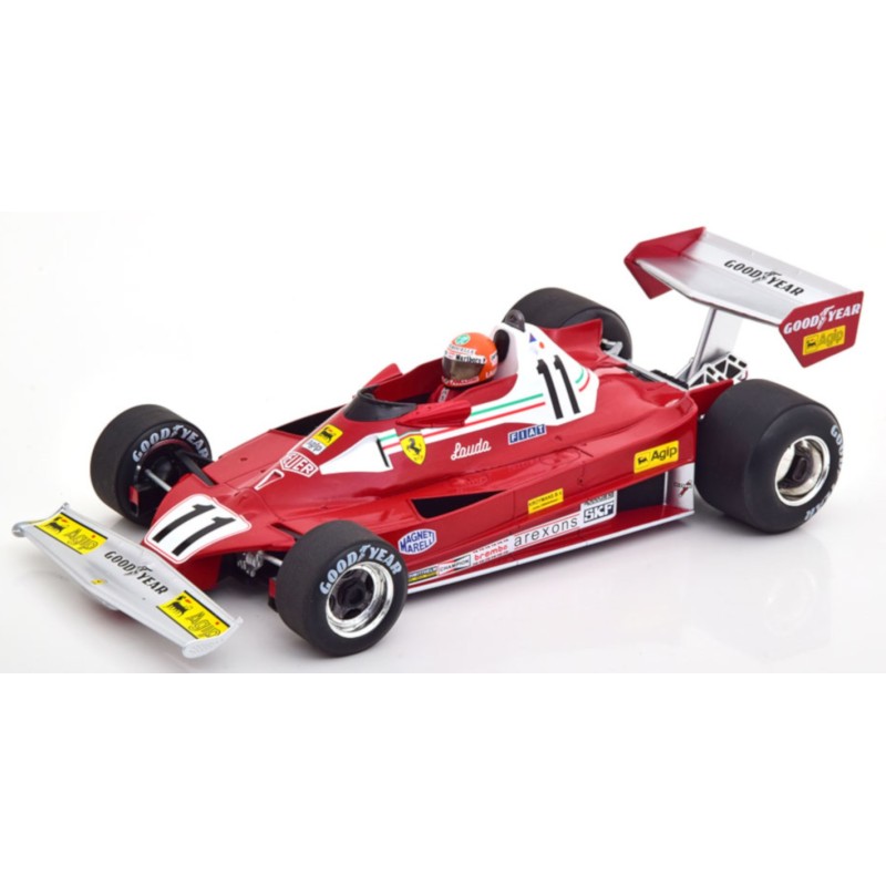 ModelCar  - Ferrari F1 312 T2B - #11 - N. Lauda - 2ème GP Monaco 1977 - 1/18   