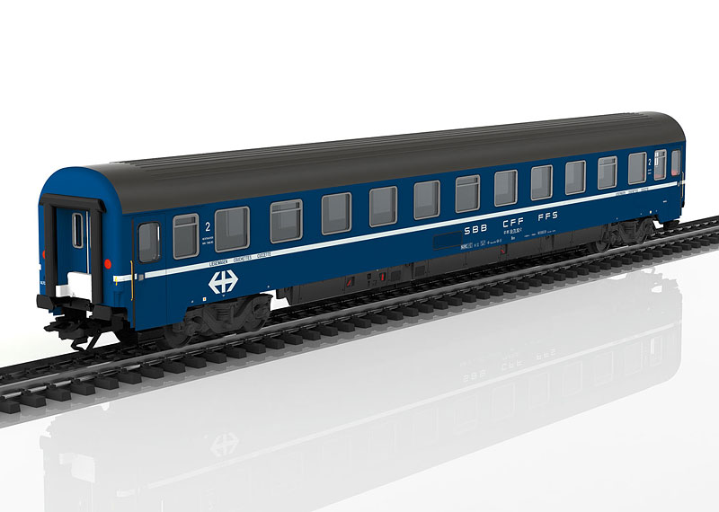 Märklin 43610 - Voiture couchettes Eurofima - 2ème classe - SBB-CFF-FFS - HO   