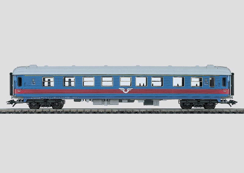 Märklin 43781 - Voiture pour trains rapides Inter-Régio A2K - 1ère classe - SJ - HO 