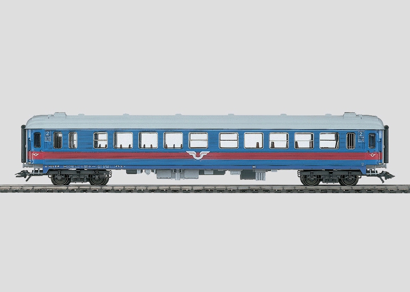 Märklin 43782 - Voiture pour trains rapides Inter-Régio B5K - 2ème classe - SJ - HO  