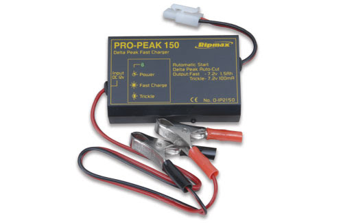 Ripmax Pro-Peak Delta Peak Charger - Chargeur 12 V pour accus 7.2V NiMh-Ni-Cd - Charge max. 1.5 Ah - Maintien 100 mA