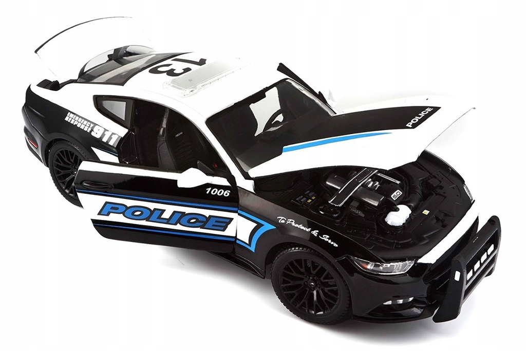 Maisto 31397 - Ford Mustang GT "Police" - #13 - 2015 - 1/18