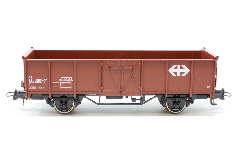 Roco 46899 - Wagon tombereau ouvert Typ E (avec sigle CFF) - SBB-CFF - HO      