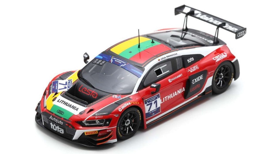 Spark - Audi R8 LMS GT3 - # 71 - "Team Lithunia" FIA Motorsport Games GT Sprint Cup Paul Ricard 2022 - 1/43  