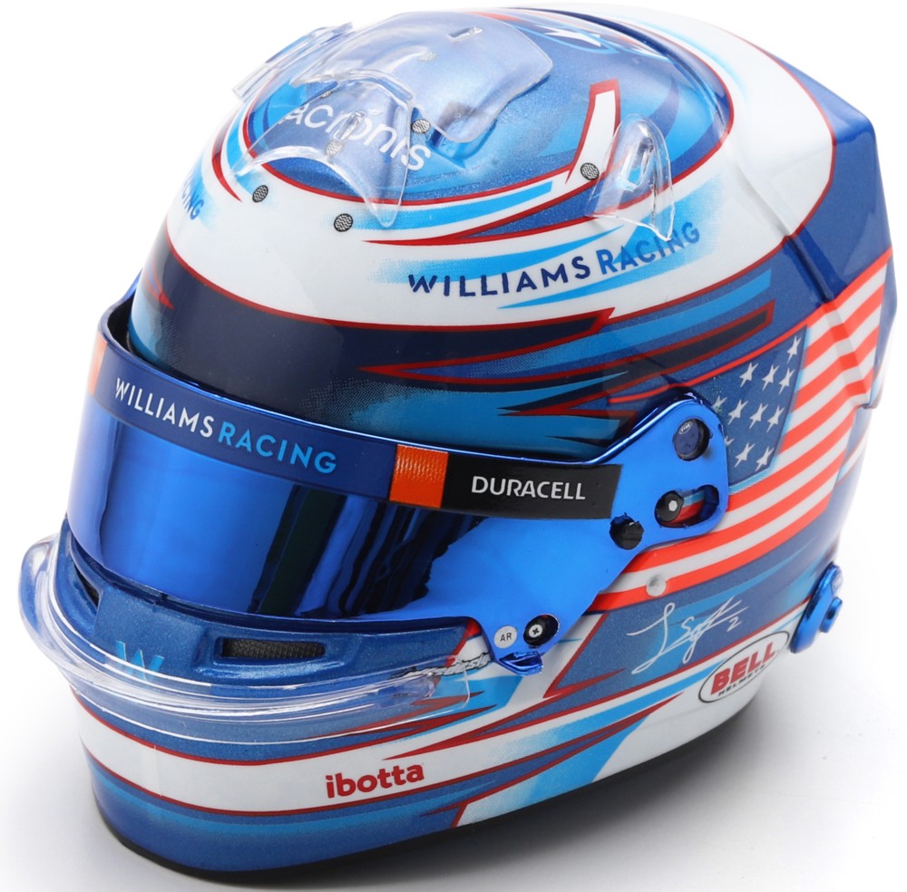 Spark - Casque Logan Sargeant - 2023 - Williams Racing - 1/5  