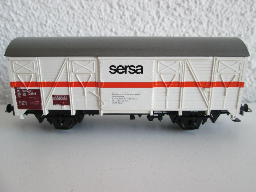 Roco 47328 - Wagon Marchandises couvert "Sersa" - SBB-CFF - HO        