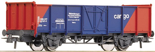 Roco 47830 - Wagon Marchandises ouvert "Cargo" - SBB-CFF - HO      