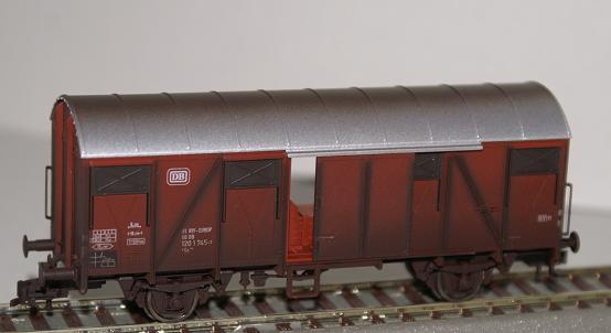 Fleischmann 86 5314 K - Wagon Marchandises couvert  "Patiné" - DB - HO  