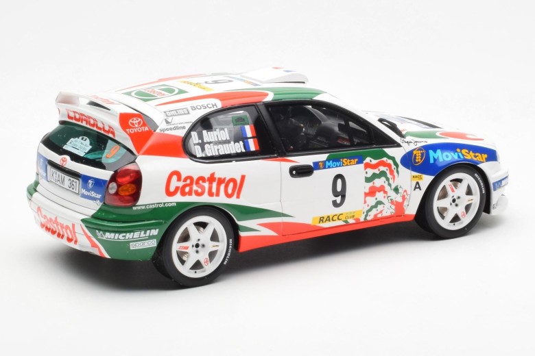 OttOmobile - Toyota Corolla WRC "Rally Catalunya" #9 - D. Auriol - 1998  - 1/18