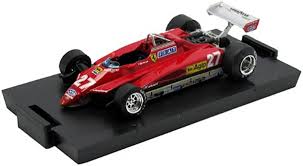 Brumm - Ferrari 126 C2 - 2ème du Grand Prix de San Marino 1982 - Gilles Villeneuve #27 - 1/43