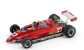 Brumm - Ferrari 126 C2 - 2ème du Grand Prix de San Marino 1982 - Gilles Villeneuve #27  (avec pilote) - 1/43