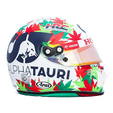 Spark - Casque Yuki Tsunoda - Scuderia Alpha Tauri - GP Italie 2023 - 1/5   