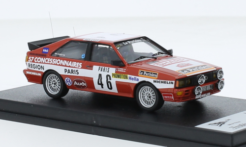 Troféu - Audi Quattro - Rally  MonteCarlo 1982 -  # 46 - H. Cochin/Morin - 1/43 - édition limitée 1/150 pcs  