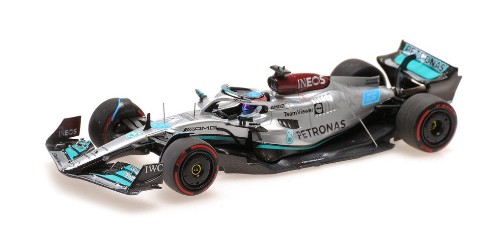 Minichamps - Mercedes-AMG Petronas Formula One Team F1 W13 E Performance - G. Russell - Winner Brasilian GP 2022 - 1/43 