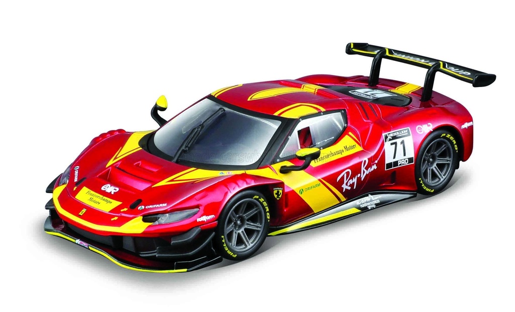 Burago - Ferrari Racing 296 GT3 - 2022 - 1/43 