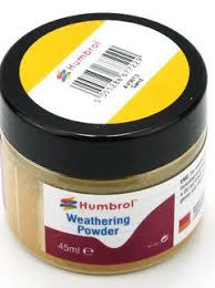 Humbrol 0013 - Weathering Powder Sand - 45ml   