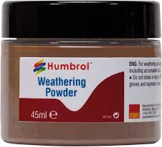 Humbrol 0019 - Weathering Powder Dark Rust - 45ml      