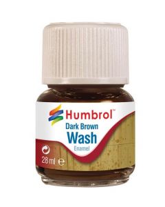 Humbrol 0205 - Enamel Wash Dark Brown  - 28 ml   