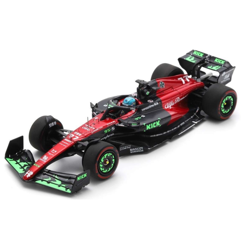 Spark - Alfa Romeo F1 Team Stake C43 - #24 - Z. GunaYu - Belgian GP 2023 - 1/43 