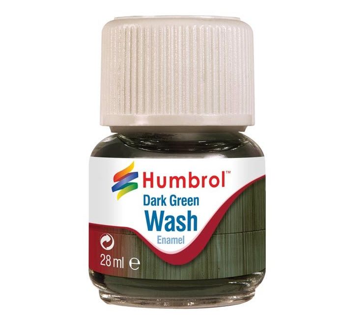 Humbrol 0203 - Enamel Wash Dark Green - 28 ml