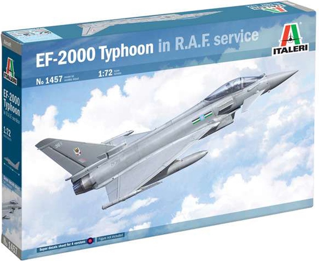 Italeri 1457 - Avion EF-2000 Eurofighter Typhoon in R.A.F. Service - 1/72 