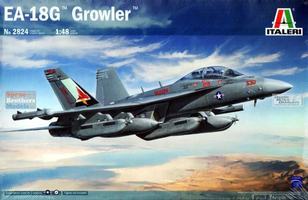 Italeri 2824 - Avion EA-18G Growler - Kit 1/48 