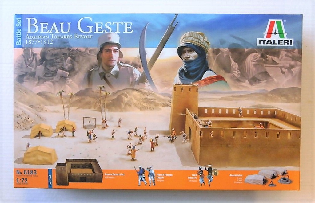 Italeri 6183 - Battle Set - Beau Geste - Algerian Touareg Revolt - 1877-1912 - 1/72    