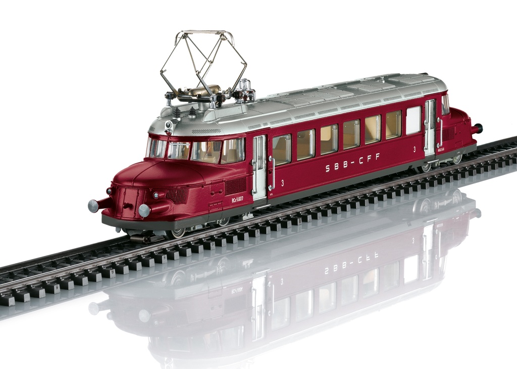 Märklin 38860 - Automotrice rapide Série RCe 2/4 "Flèche rouge" - Oensingen-Balsthal-Bahn AG (OeBB) - SBB-CFF - AC - HO