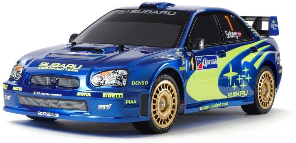 Tamiya 47372A - Subaru Impreza Mexico 2004 - Chassis TT-01E - Radio-commandée - 1/10 (À construire - Sans équipement RC)