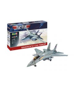 Revell 03865 - Top Gun Maverick's F-14A Tomcat - 1/48 - 39.4 cm envergure - 97 pièces 