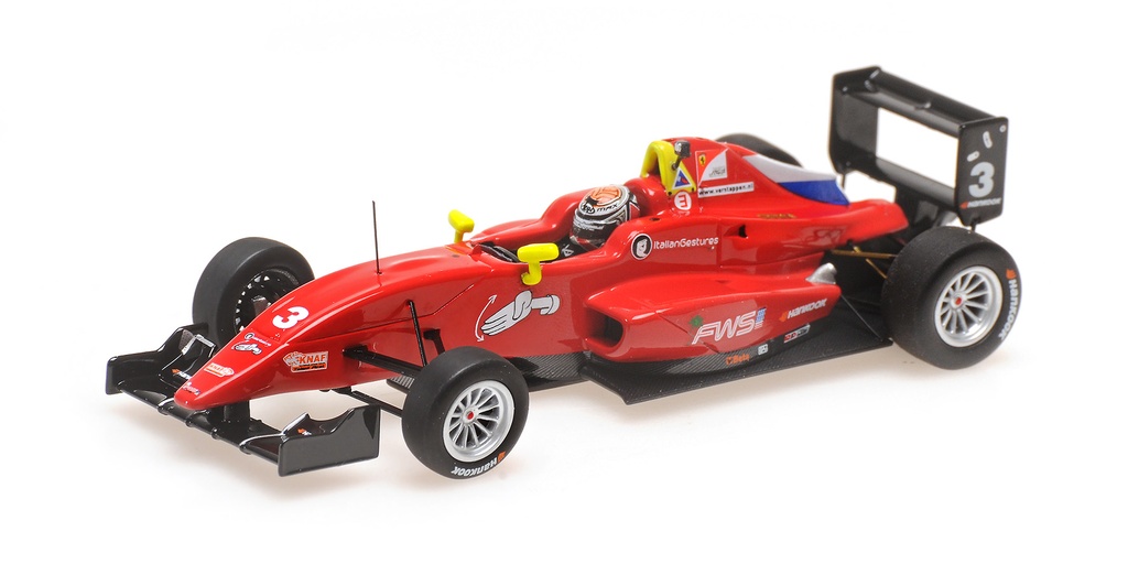 Minichamps - Tatuus FA010B - # 3 - Max Verstappen - 1er Single Seater Race Florida 2014 - 1/43 - Limited Edition 504 pcs 