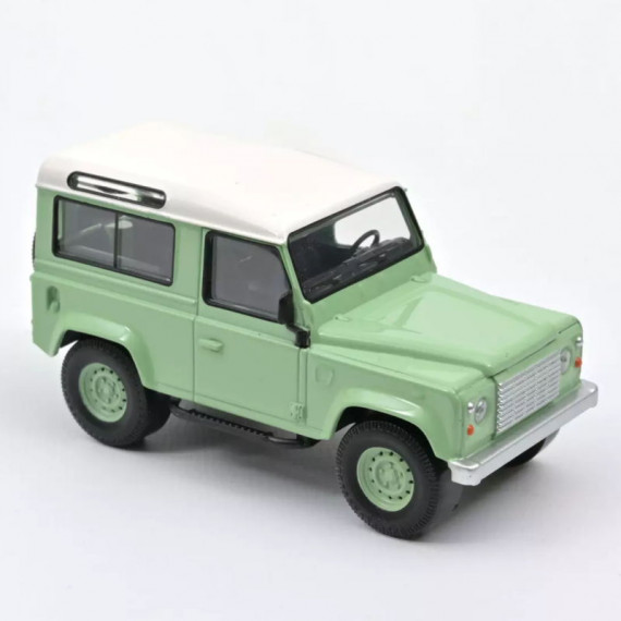 Norev - Land Rover Defender - 1995 - Blanche et Verte - 1/43