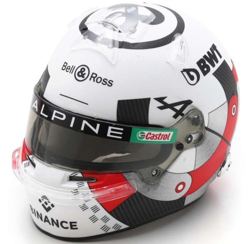 Spark - Casque Esteban Ocon - Belgian GP 2023 - Alpine F1 Team - 1/5