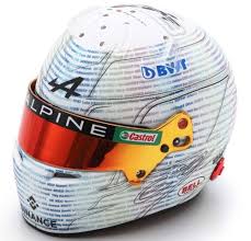 Spark - Casque Esteban Ocon - GreatBritish GP 2023 - Alpine F1 Team - 1/5