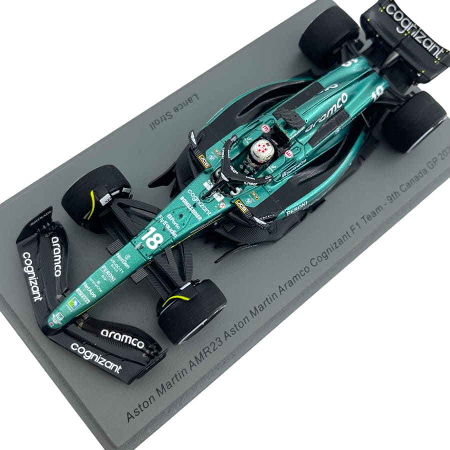 Spark - Aston Martin AMR23 F1 Team - #18 - L. Stroll - 9ème Canada GP 2023 - 1/43