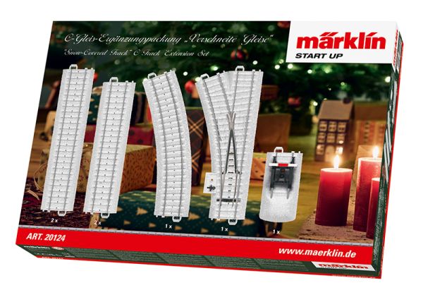 Märklin 20124 Coffret complémentaire voie C - Neige Noël - HO