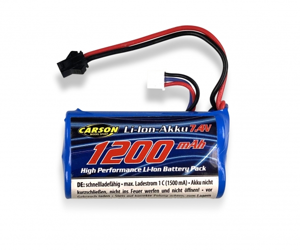 Carson - Accu - 7,4V-1200mAh-LiIon (Land Rover JST)