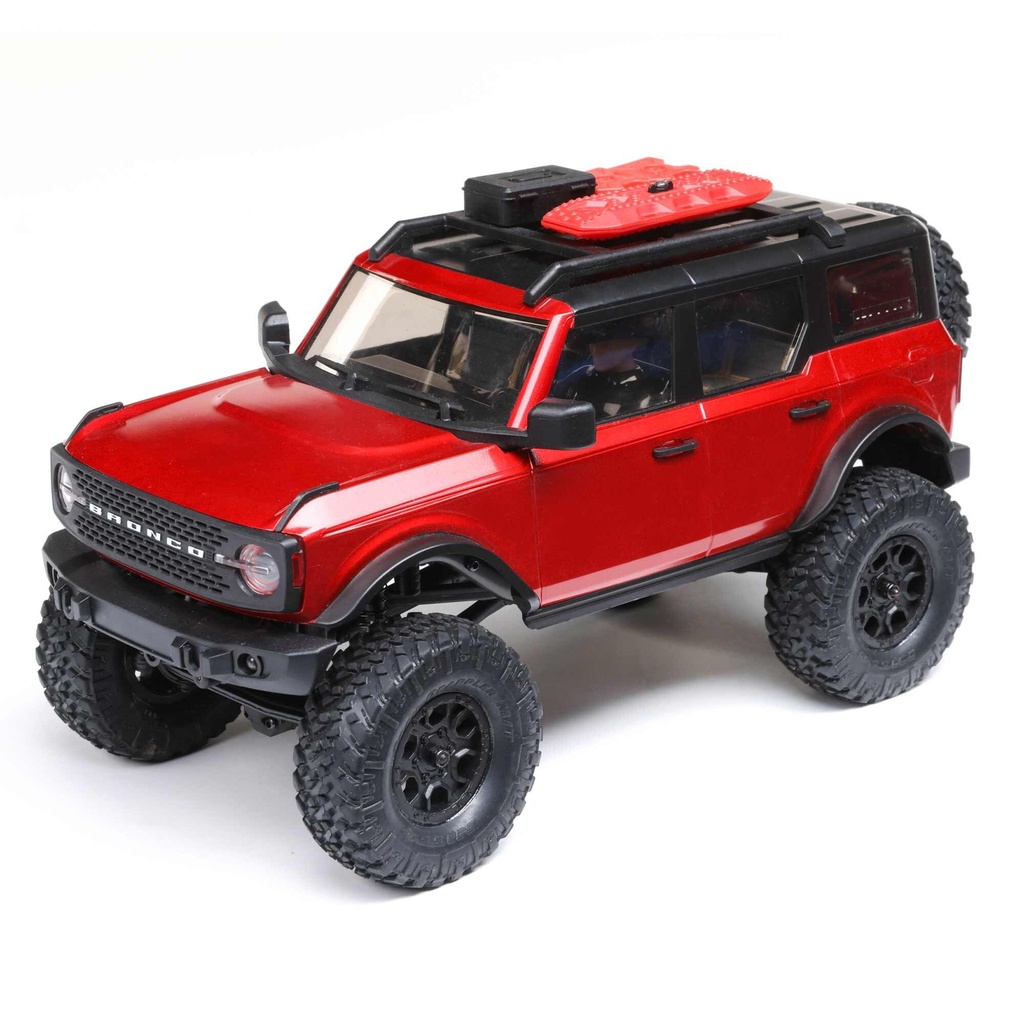 Horizon Axial - Crawler Ford Bronco SXC24 - 4 WD EP - Rouge - RTR (Prêt à rouler avec Radio-commande, accu et chargeur)